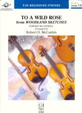 To a Wild Rose Orchestra sheet music cover